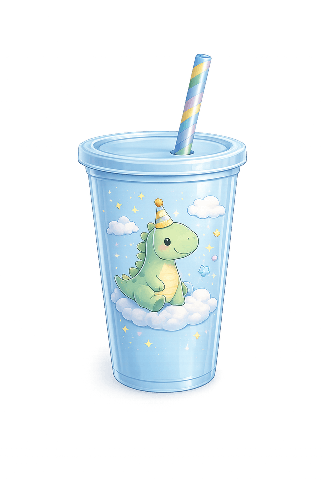 Vaso Dino Feliz